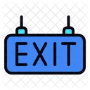 Exit sign  Icon