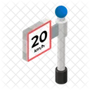 Road Sign Speed Sign Road Symbol Icon
