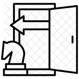 출구 전략  아이콘