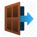 Exit Strategy Door Arrow Icon