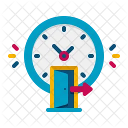 Exit Time  Icon