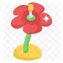 Exotische Blume  Symbol