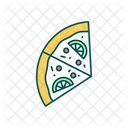 Exotische Pizzastücke  Symbol