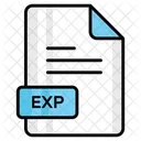 Exp File Format Icon