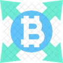 Expand Investment Bitcoin Icon