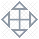 Arrow Cross Crisscross Icon