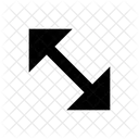 Expand Diagonal S Fill Arrow Arrow Icon Icon