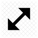 Expand Diagonal S Fill Arrow Arrow Icon Icon
