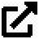 External Link Solid Multipurpose Solid Icon