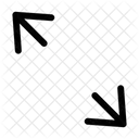 Expand Maximize Expanding Fullscreen  Icon