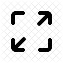 Expand Resize Arrow Navigation Navigate Icon