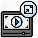 Expand Video Player  Icon