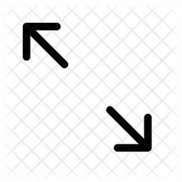 Expandir diagonal  Ícone