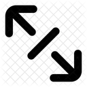 Iconos De Flecha Expandir Flechas Diagonales Simbolos De Navegacion Icono