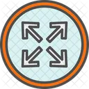 Expandsquare Arrow  Icon
