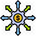 Expansion Money Business Icon