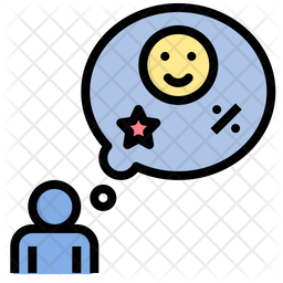 Expectation Icon - Download in Colored Outline Style