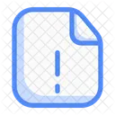 Archivo De Peligro Archivo Peligro Icono