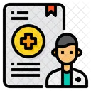 Documento Doctor Medicina Icono