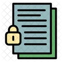 Archivo Secreto Secreto Bloqueo Icono