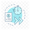 Expedite financial reporting  Icon