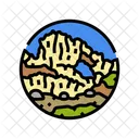 Expedition Mountain Landscape Icon