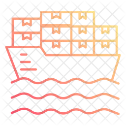 Expédition de conteneurs  Icône