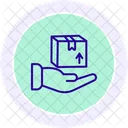 Icone De Ligne Dexpedition Securisee Icon