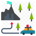 Expedition Trip Outing Icon