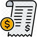 Expense Charge Receipt Icon