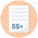 Expense Income List Payment Receipt Icon