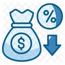 Expense reduction  Icon