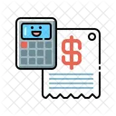 Expenses Bill Caclulation Icon