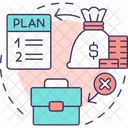 Business Planning App Screen Concepts Icon
