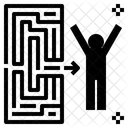 Experience Maze Exit Icon