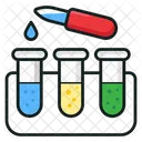 Expérience de chimie  Icône