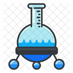 Experiment Icon - Download in Colored Outline Style