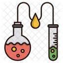 Chemical Analysis Experiment Icon