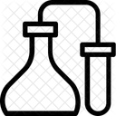 Experimento de laboratório  Ícone