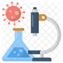 Experimento De Laboratorio Quimica Educacion Icono