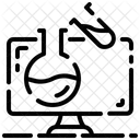 Experimento En Linea Ciencia Laboratorio Icono