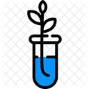 Tubo De Ensayo Investigacion Biologia Icono