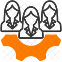 Expert Team Synergy Leadership Icon