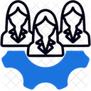 Expert Team Synergy Leadership Icon