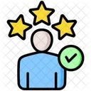 Experte Leute Stars Icon