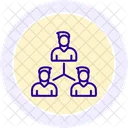 Experto En Formacion De Equipos Icono De Linea Icon