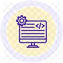Icono De Circulo De Color Del Sistema Experto Icon
