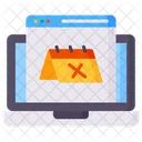 Expiration Laptop Date Icon