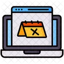 Expiration Laptop Date Icon