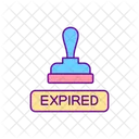 Expired notification stamp  Icon
